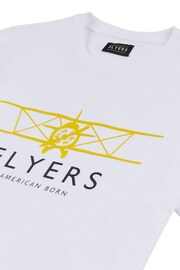 Flyers Mens Classic Fit Plane T-Shirt - Image 8 of 8