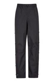 Mountain Warehouse Black Womens Downpour Short Length Waterproof Trousers - Image 1 of 5