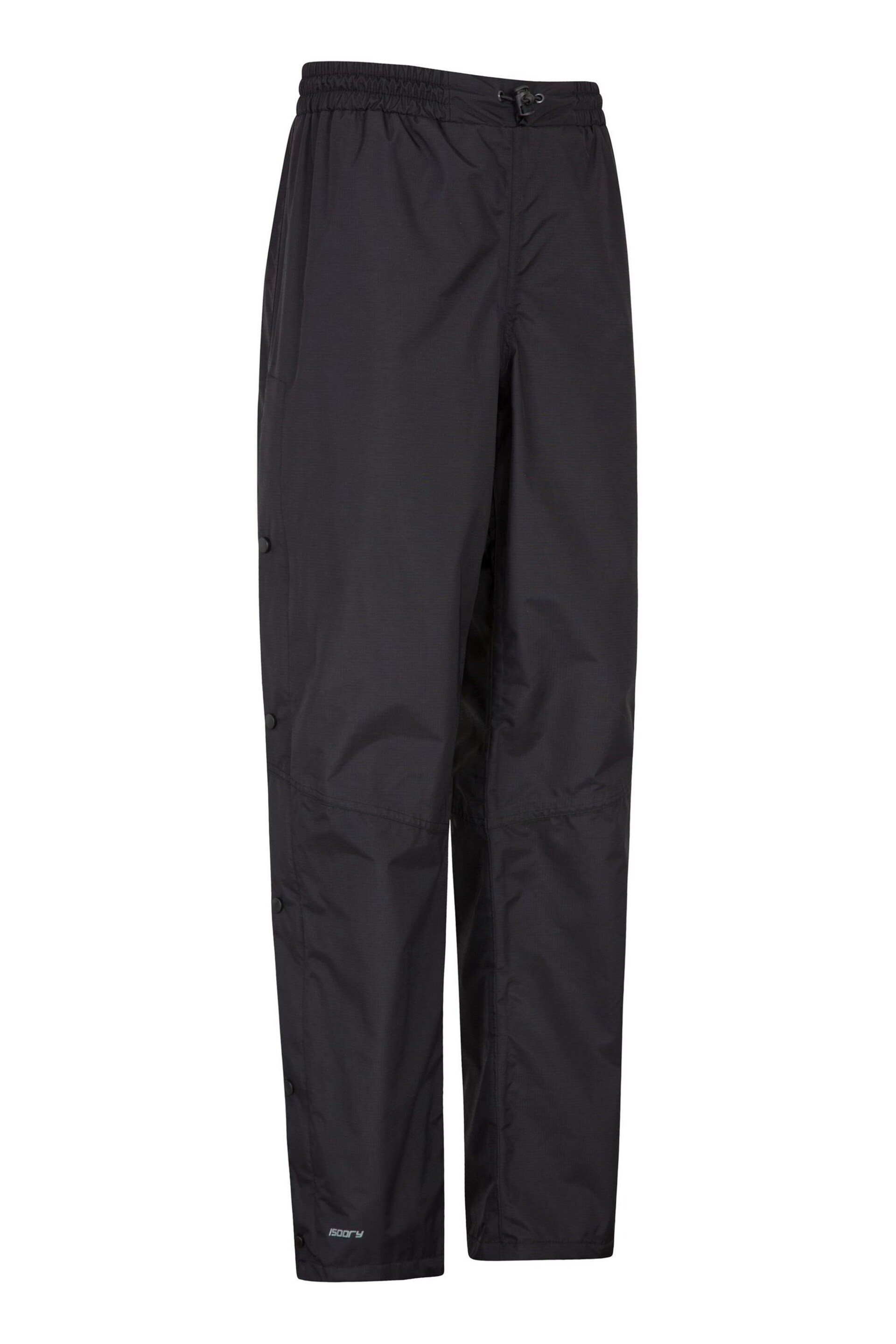 Mountain Warehouse Black Womens Downpour Short Length Waterproof Trousers - Image 2 of 5