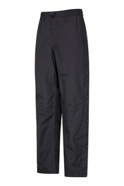 Mountain Warehouse Black Womens Downpour Short Length Waterproof Trousers - Image 3 of 5
