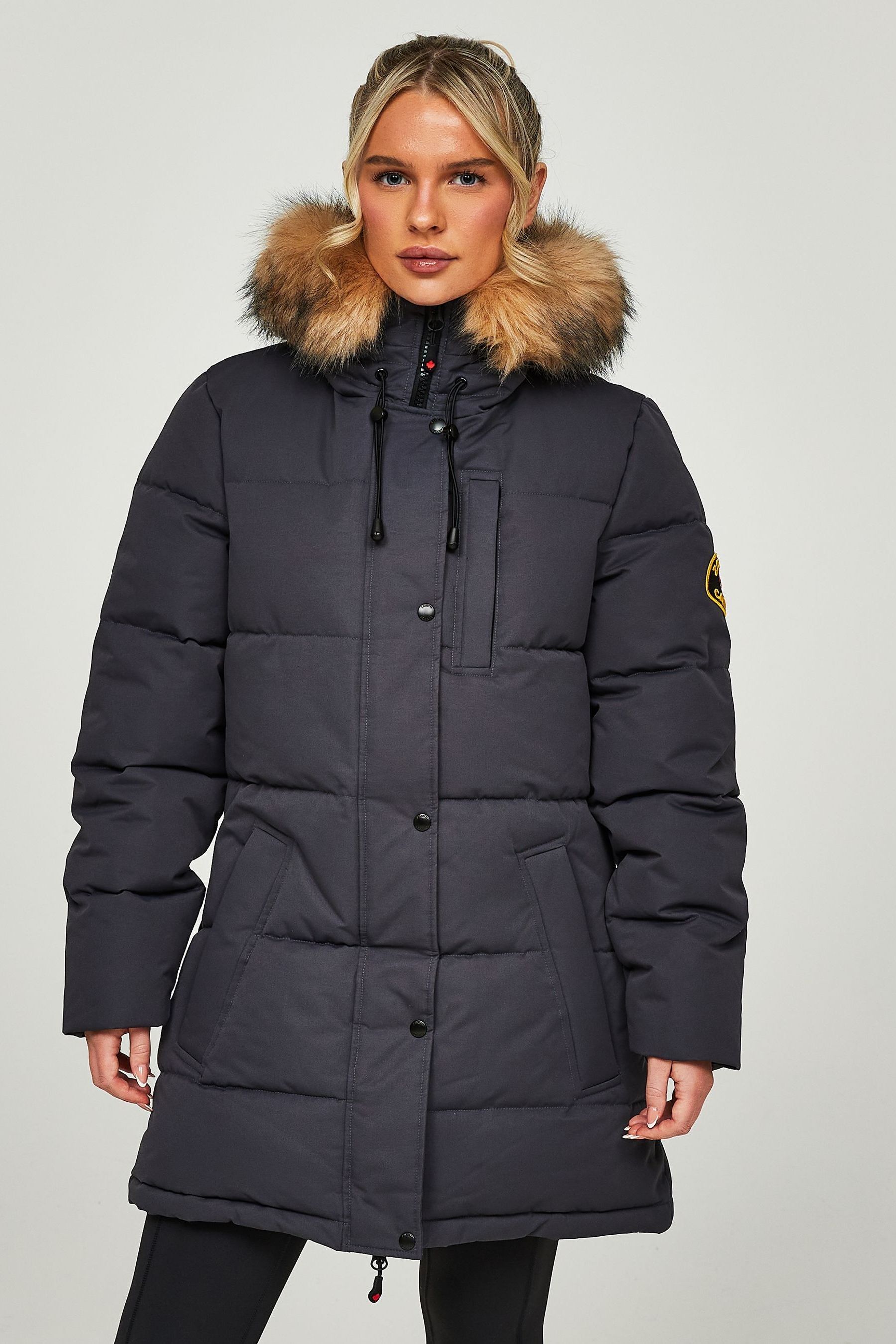 Next grey parka best sale