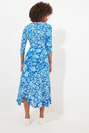 Joe Browns Blue Mixed Print Jersey Dress - Image 3 of 7