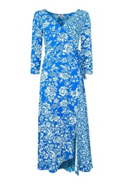 Joe Browns Blue Mixed Print Jersey Dress - Image 7 of 7
