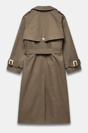 Mint Velvet Green Structured Trench Coat - Image 4 of 4