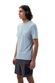 Berghaus Blue Grit Short Sleeve 100% Cotton T-Shirt - Image 3 of 11