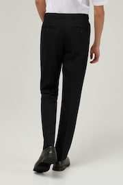 Trutex Shorter Length Slim Leg Senior Boys Black School Trousers - Image 2 of 6