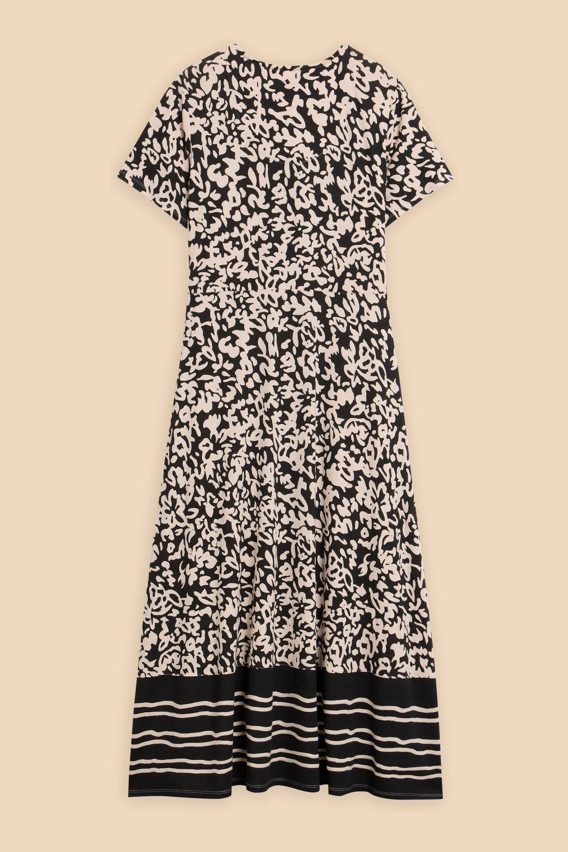 White Stuff Black Jersey Amelia Dress - Image 6 of 7