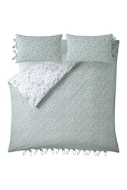 Laura Ashley Newport Blue 200 Thread Count Loveston Duvet Cover and Pillowcase Set - Image 5 of 7