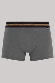 Ted Baker Black Cotton Trunks 3 Pack - Image 7 of 8