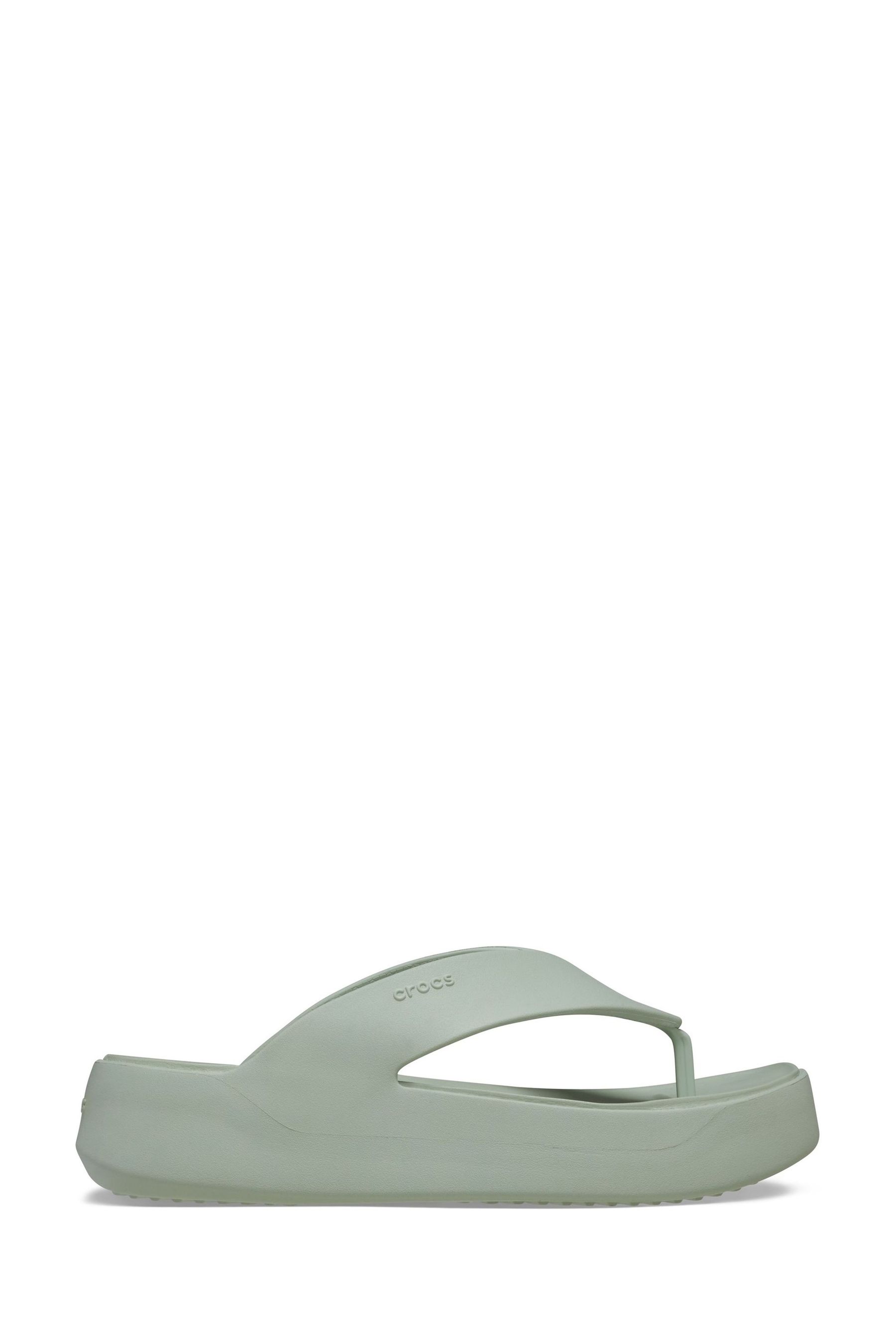 Buy Crocs Light Green Getaway Platform Flip Flops from Next Ireland