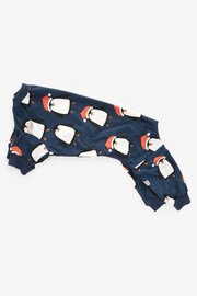 Navy Blue Matching Family Pets Christmas Penguin Pyjamas - Image 5 of 8