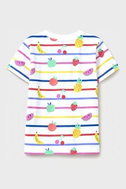 Crew Clothing Fruit and Stripe Print T-Shirt - Image 3 of 4