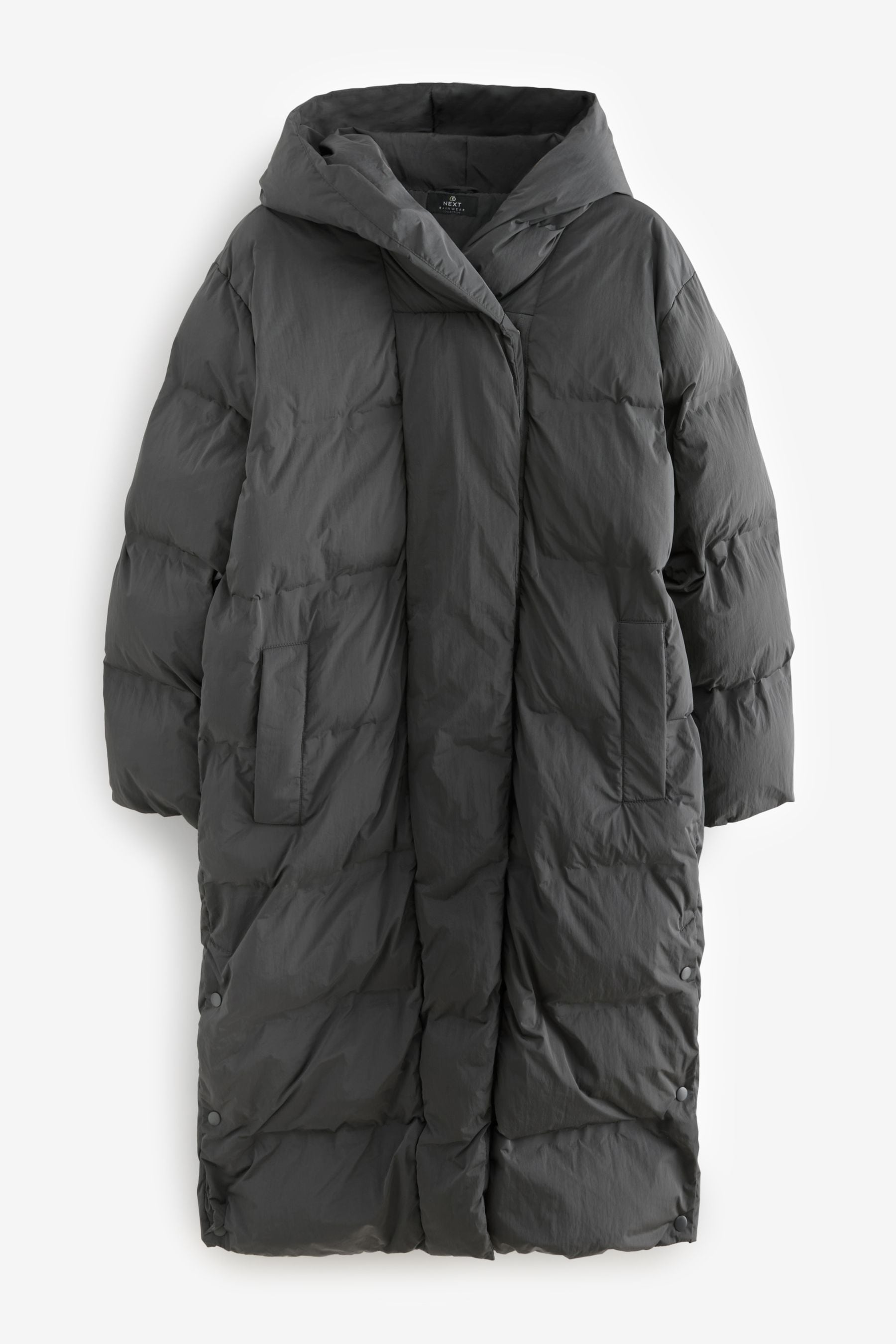 Dark grey padded coat discount