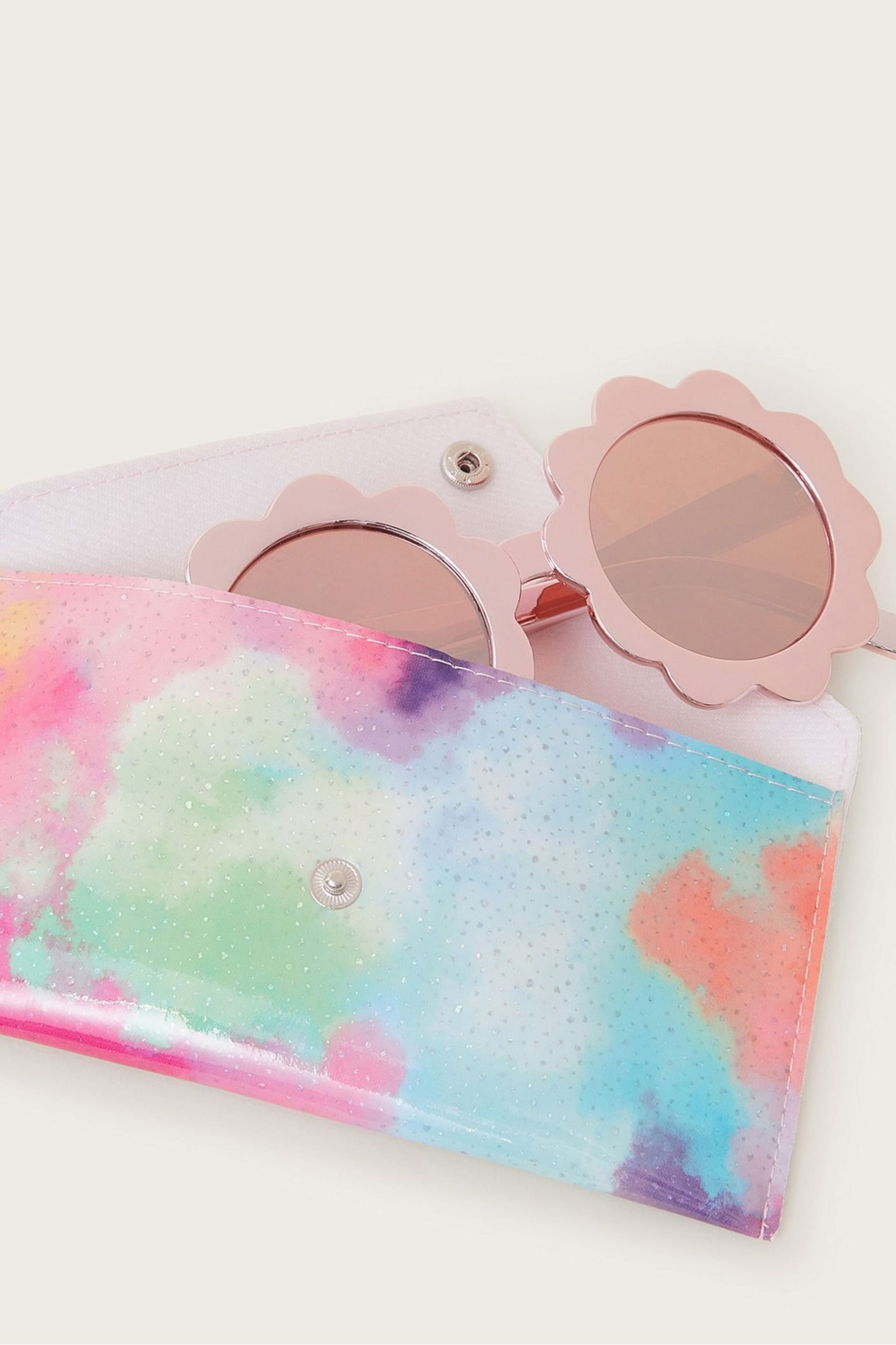 Monsoon Pink Flower Sunglasses - Image 2 of 2