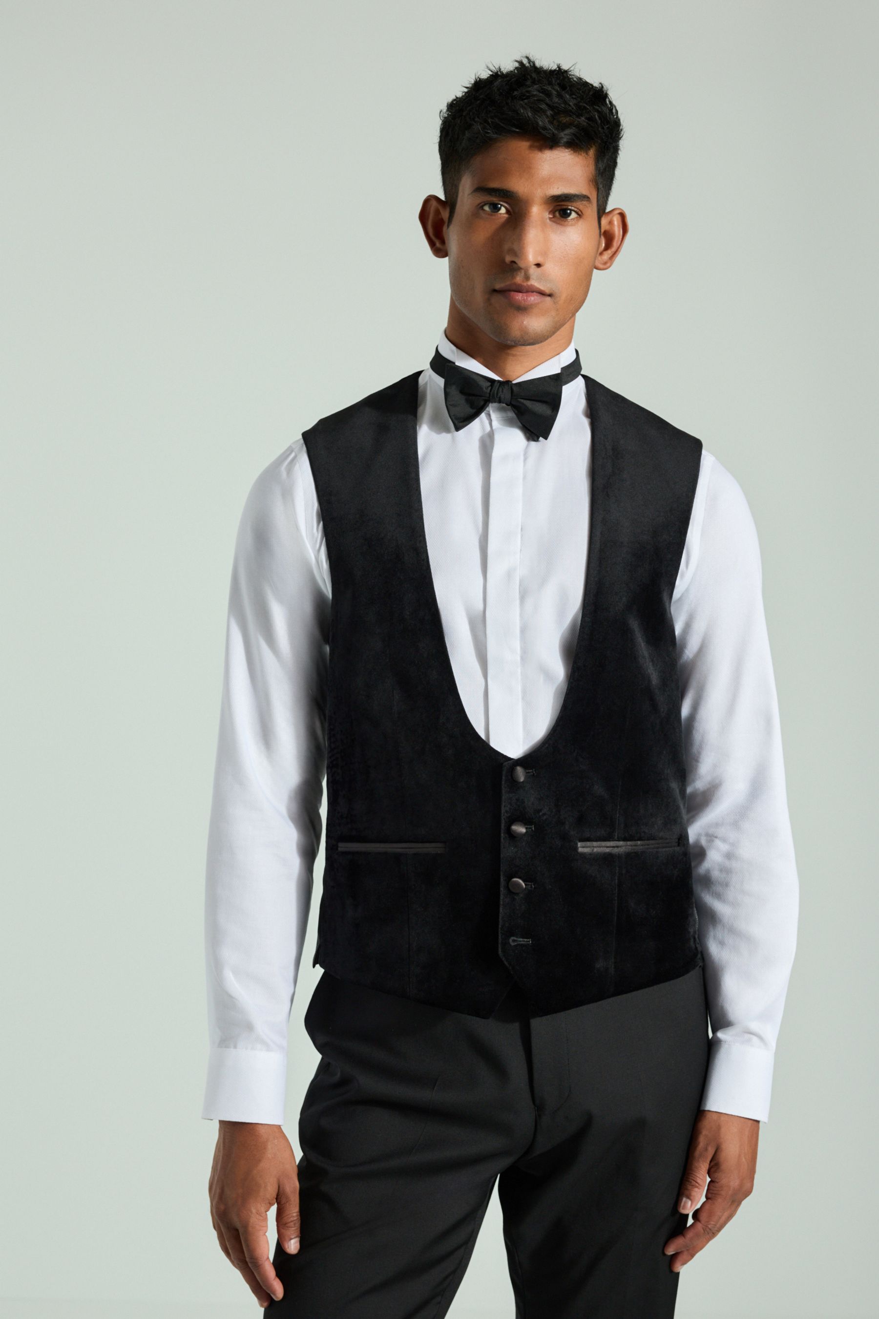 Velvet tuxedo vest hotsell