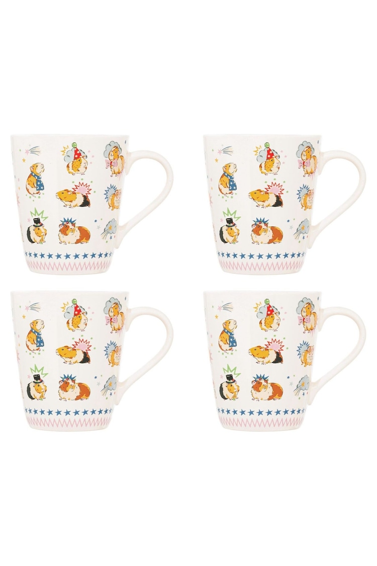 Cath Kidston Cream Stanley Mugs Set of 4 - Image 2 of 4