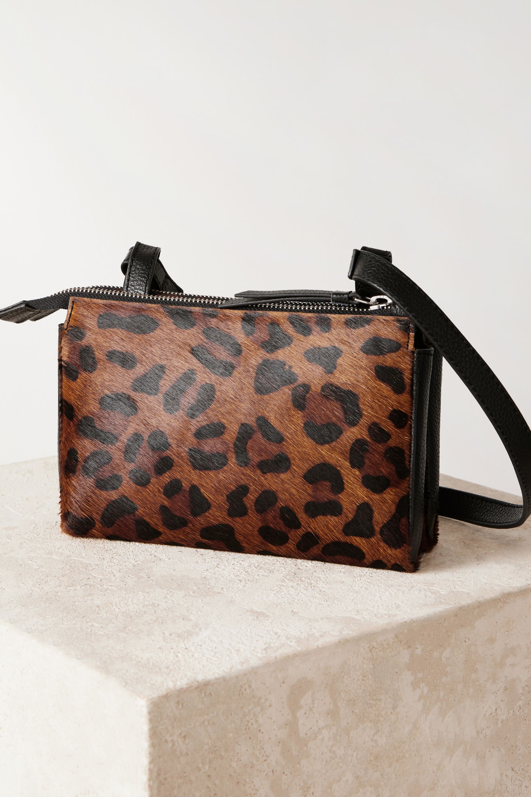 Buy Leopard Leather Cross Body Bag from the Next UK online shop