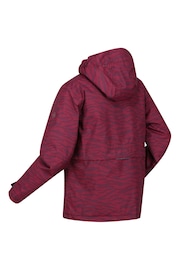 Regatta Purple Kids Bambee Waterproof Jacket - Image 2 of 4