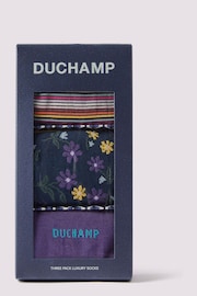 Duchamp Mens Three Pack Socks Gift Set - Image 3 of 6