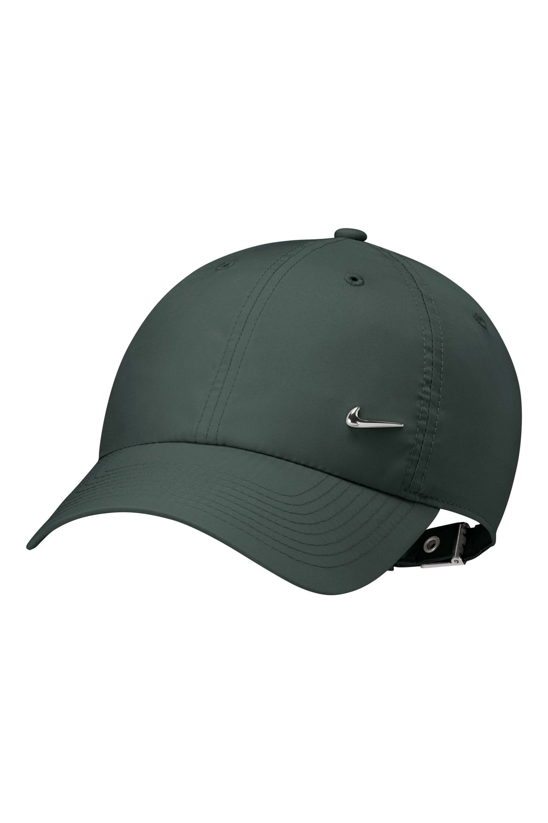 Buy Nike Green Dri FIT Club Unstructured Metal Swoosh Cap from the Next UK online shop
