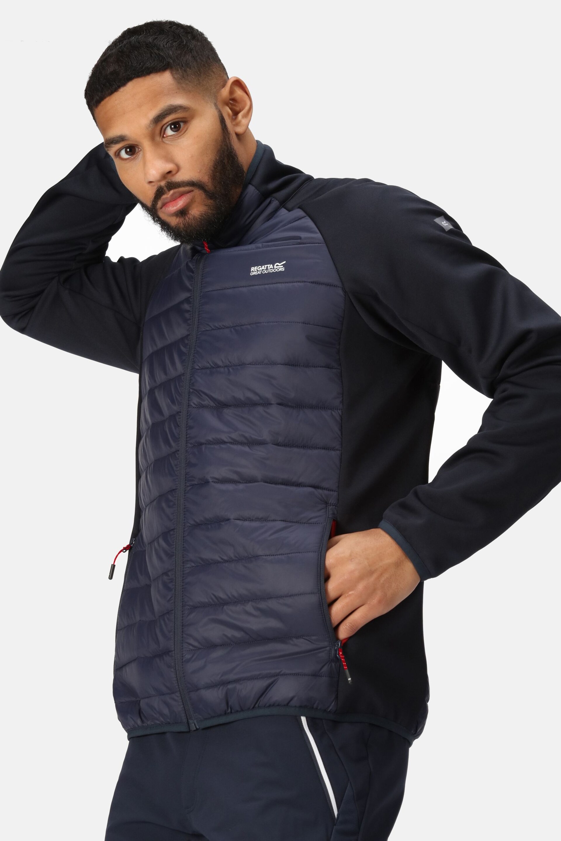 Regatta Blue Clumber IV Hybrid Jacket - Image 1 of 9