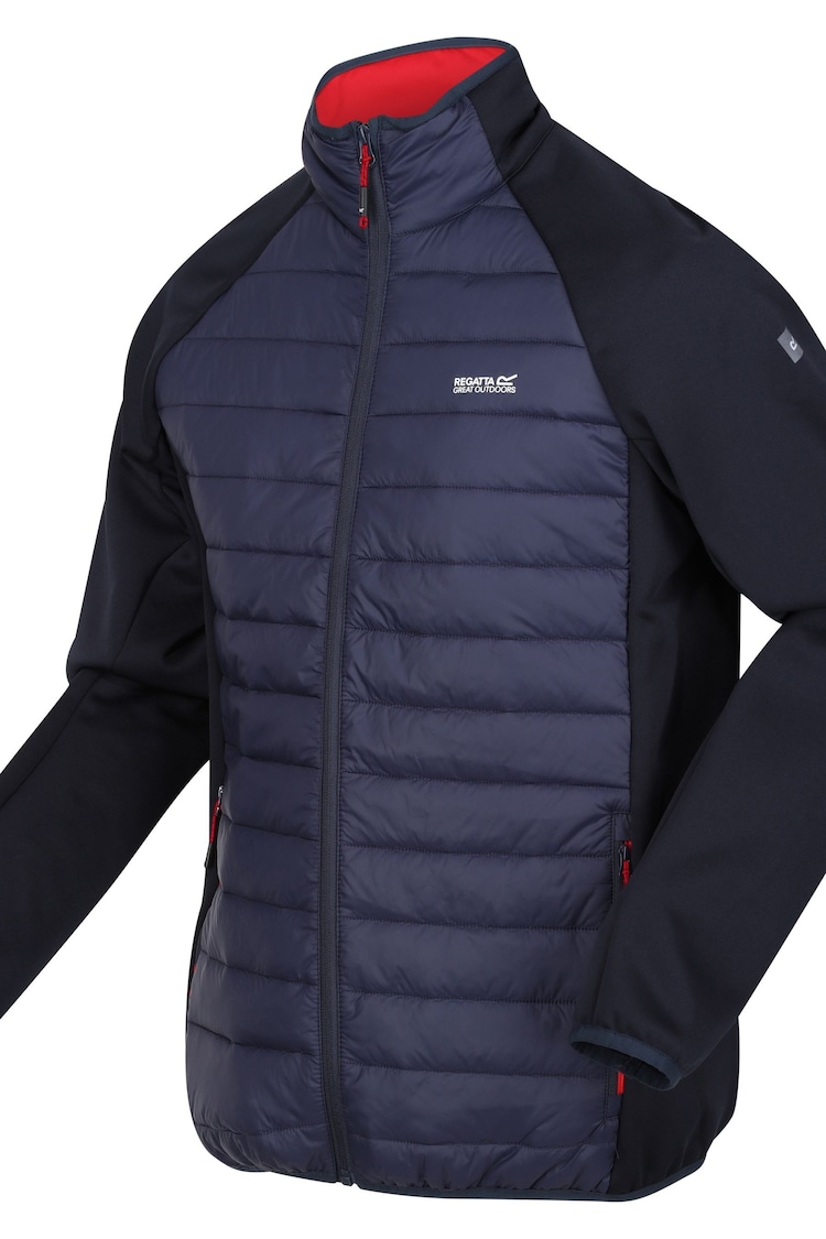 Regatta Black/Blue Clumber IV Hybrid Jacket - Image 9 of 9