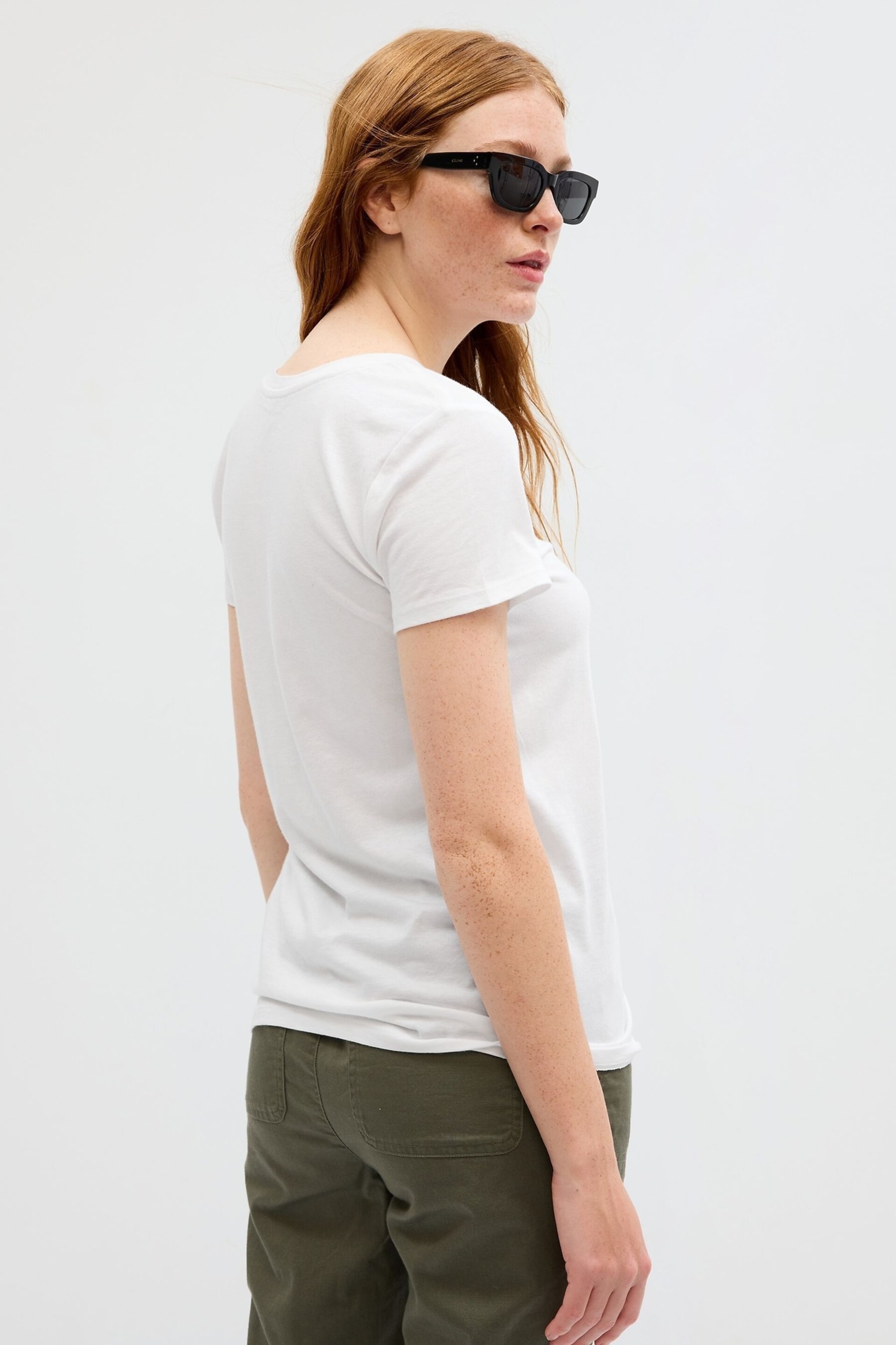 Gap White Favourite Short Sleeve Crew Neck T-Shirt - Image 2 of 3