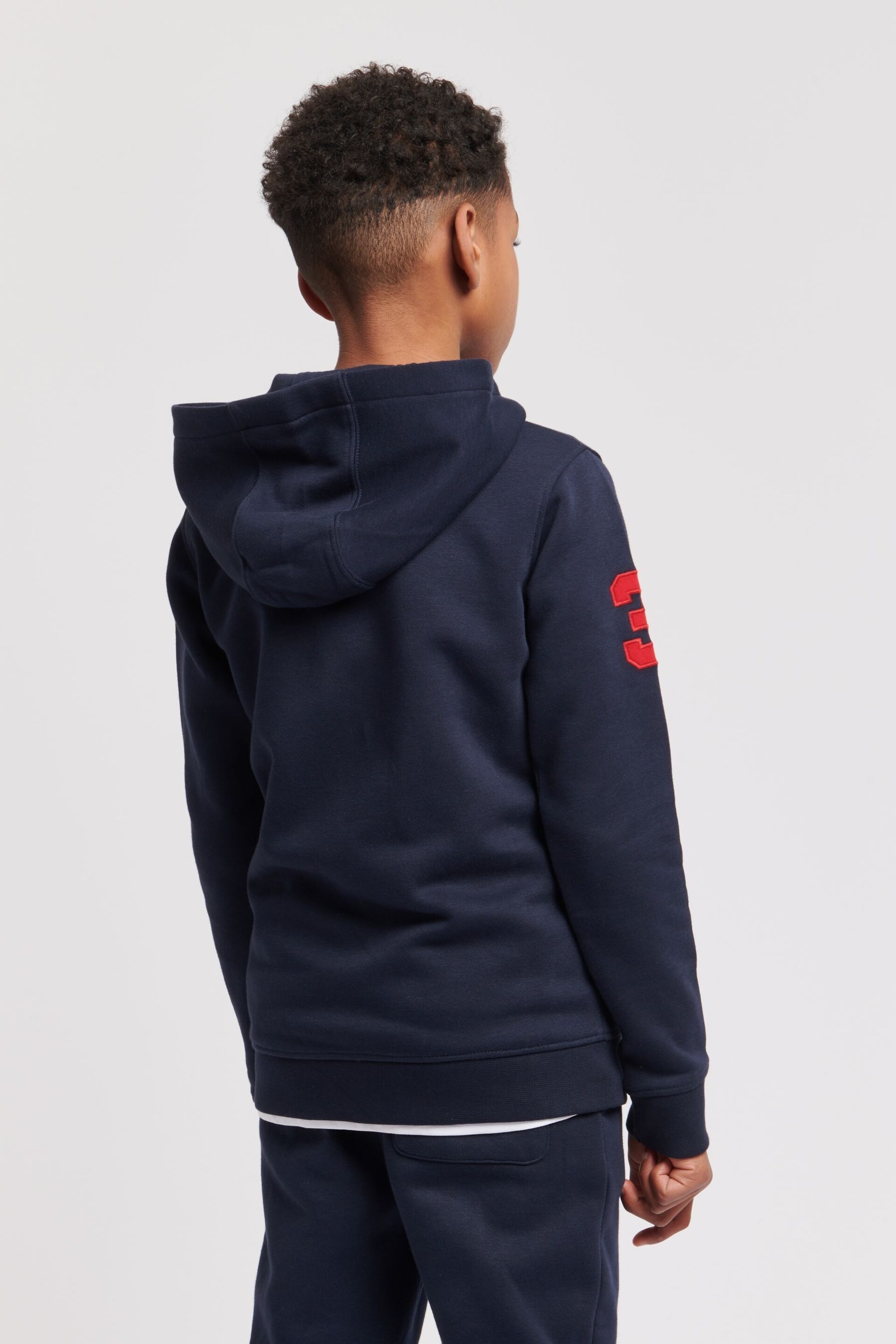 U.S. Polo Assn. Boys Player 3 Zip Hoodie - Image 4 of 7