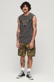 Superdry Grey Rock Graphic Band Tank Top - Image 3 of 3