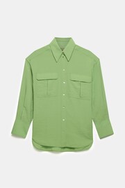 Mint Velvet Green Green Utility Detail Shirt - Image 3 of 4