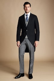 Charles Tyrwhitt Grey Adjustable Fit Morning V2 Suit: Waistcoat - Image 3 of 5