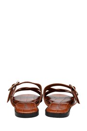 Dunlop Brown Open-Toe Sandals - Image 3 of 4