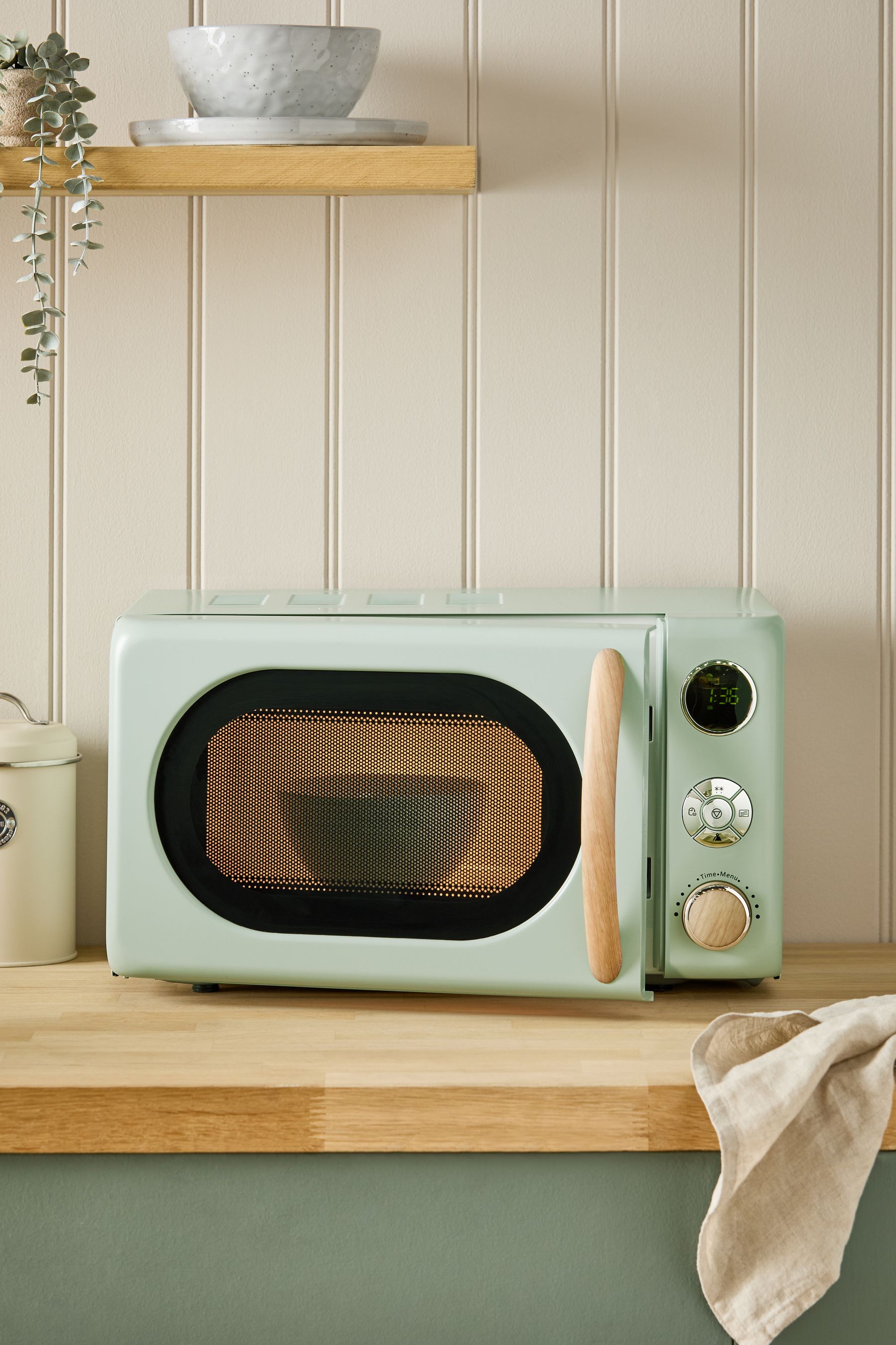 Sage green microwave argos deals