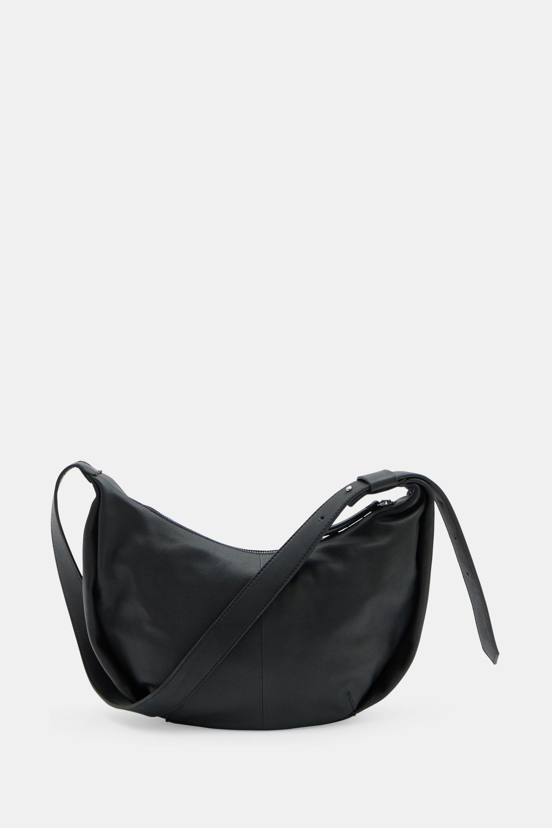 Hush black hobo bag top