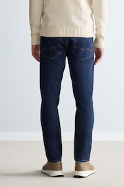 Indigo Blue Slim Fit Signature Brushed Back Cosy Denim Jeans - Image 4 of 11