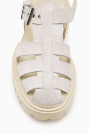 AllSaints White Nessa Sandals - Image 2 of 5