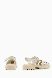AllSaints White Nessa Sandals - Image 5 of 5