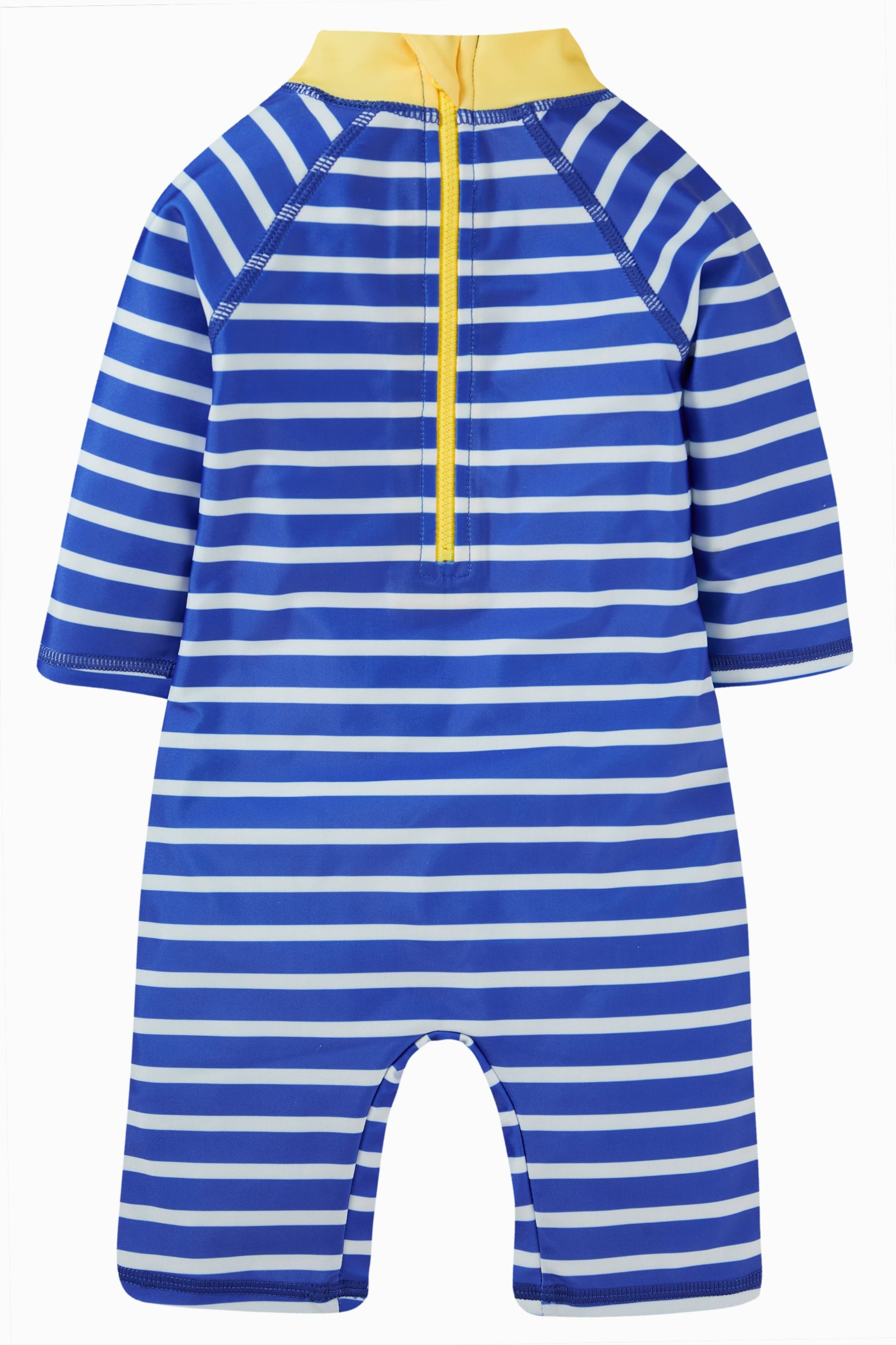 Frugi Blue Stripe Little Sunsafe Suit - Image 3 of 6