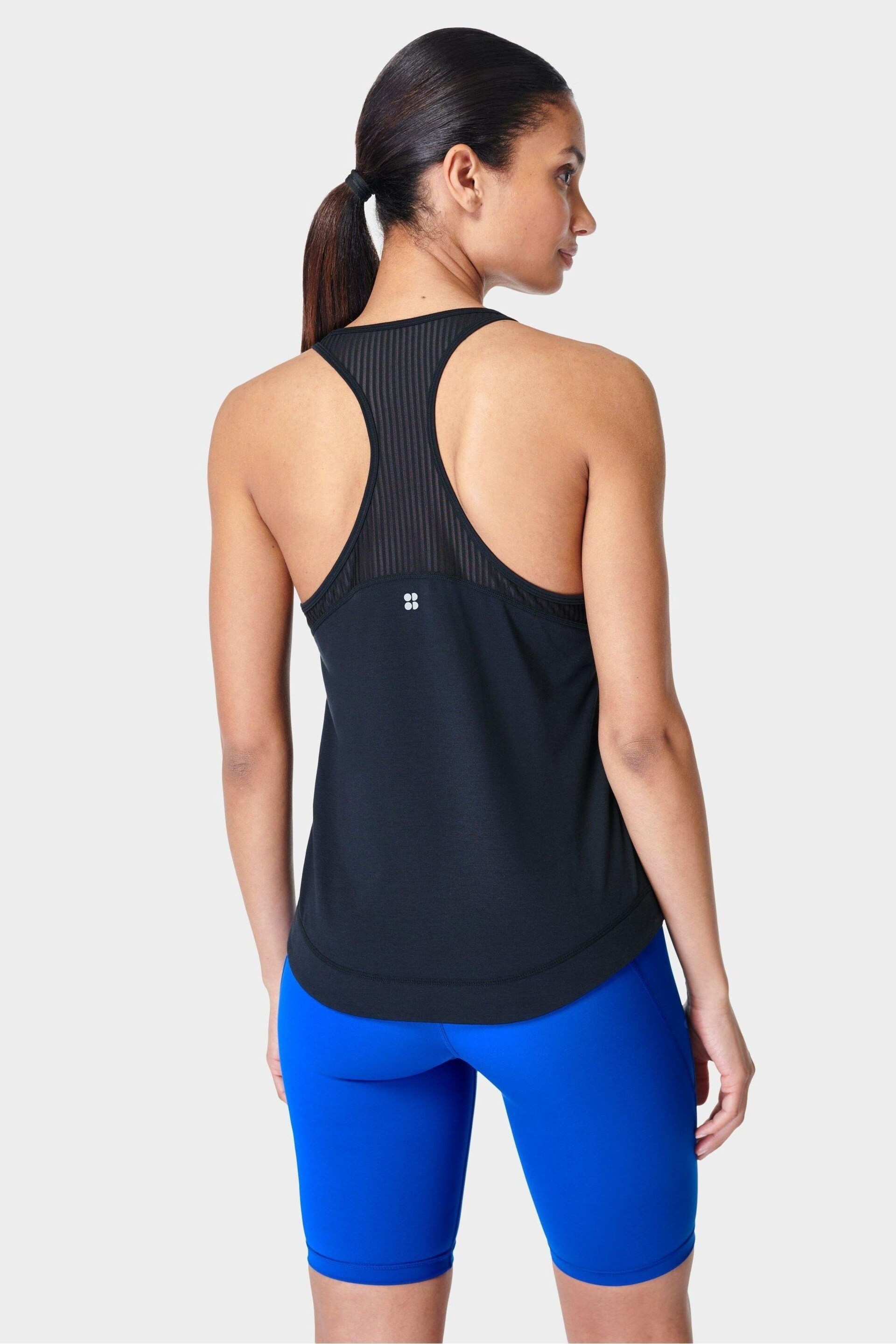 Sweaty Betty Black Breathe Easy Run Vest - Image 3 of 6