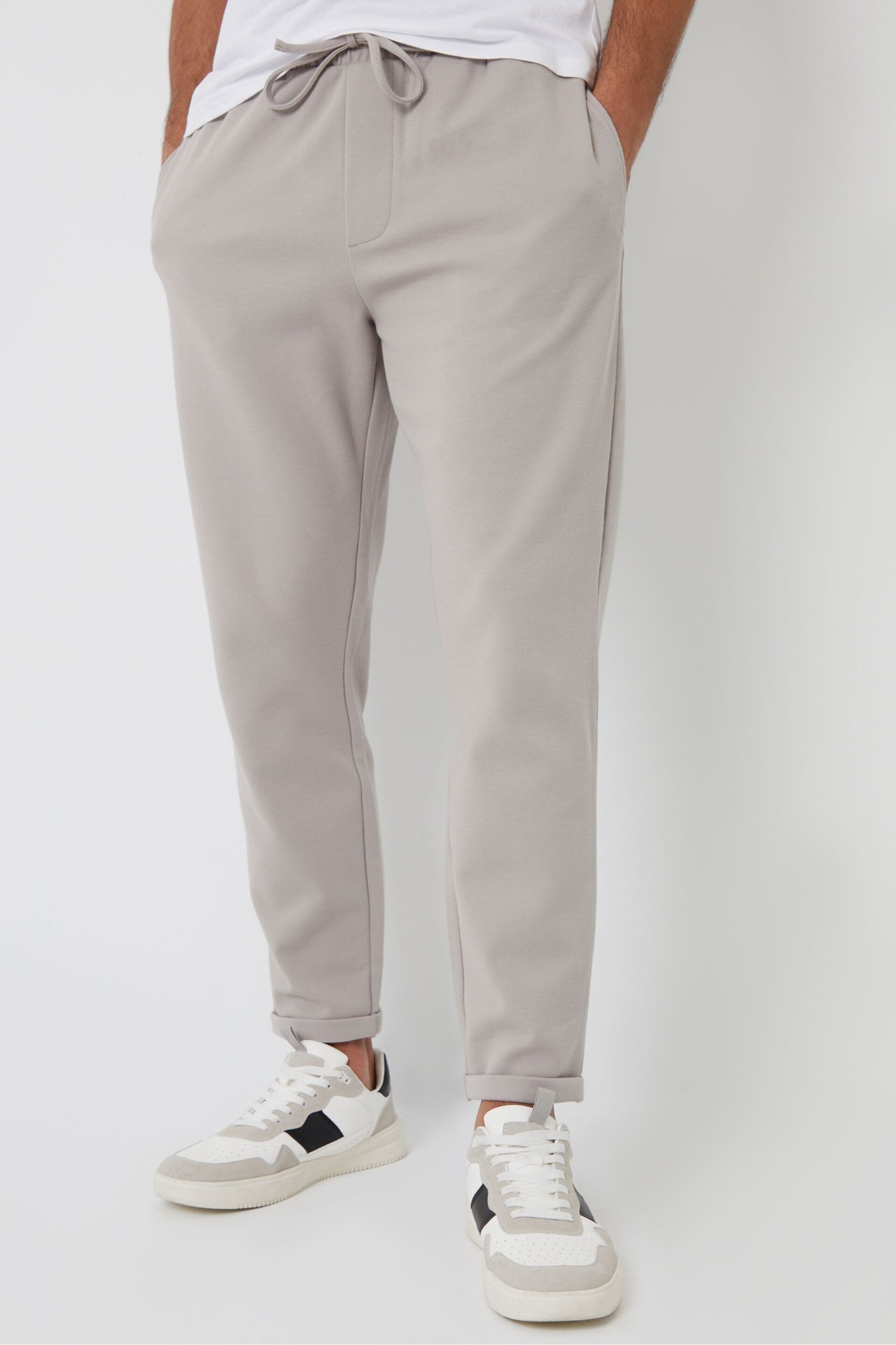 Threadbare Grey Luxe Jogger Style Joggers - Image 2 of 4