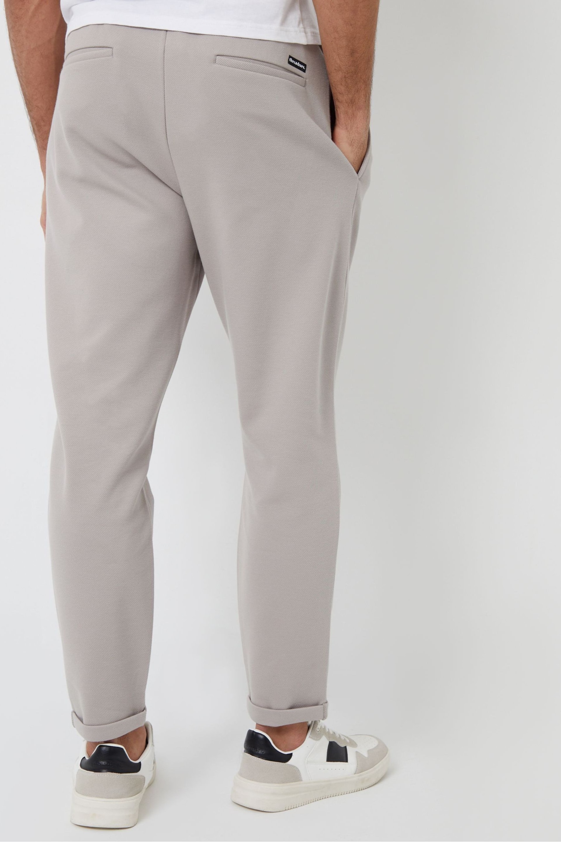 Threadbare Grey Luxe Jogger Style Joggers - Image 3 of 4