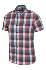 Mountain Warehouse Red Mens Weekender Cotton Shirt - Image 3 of 5