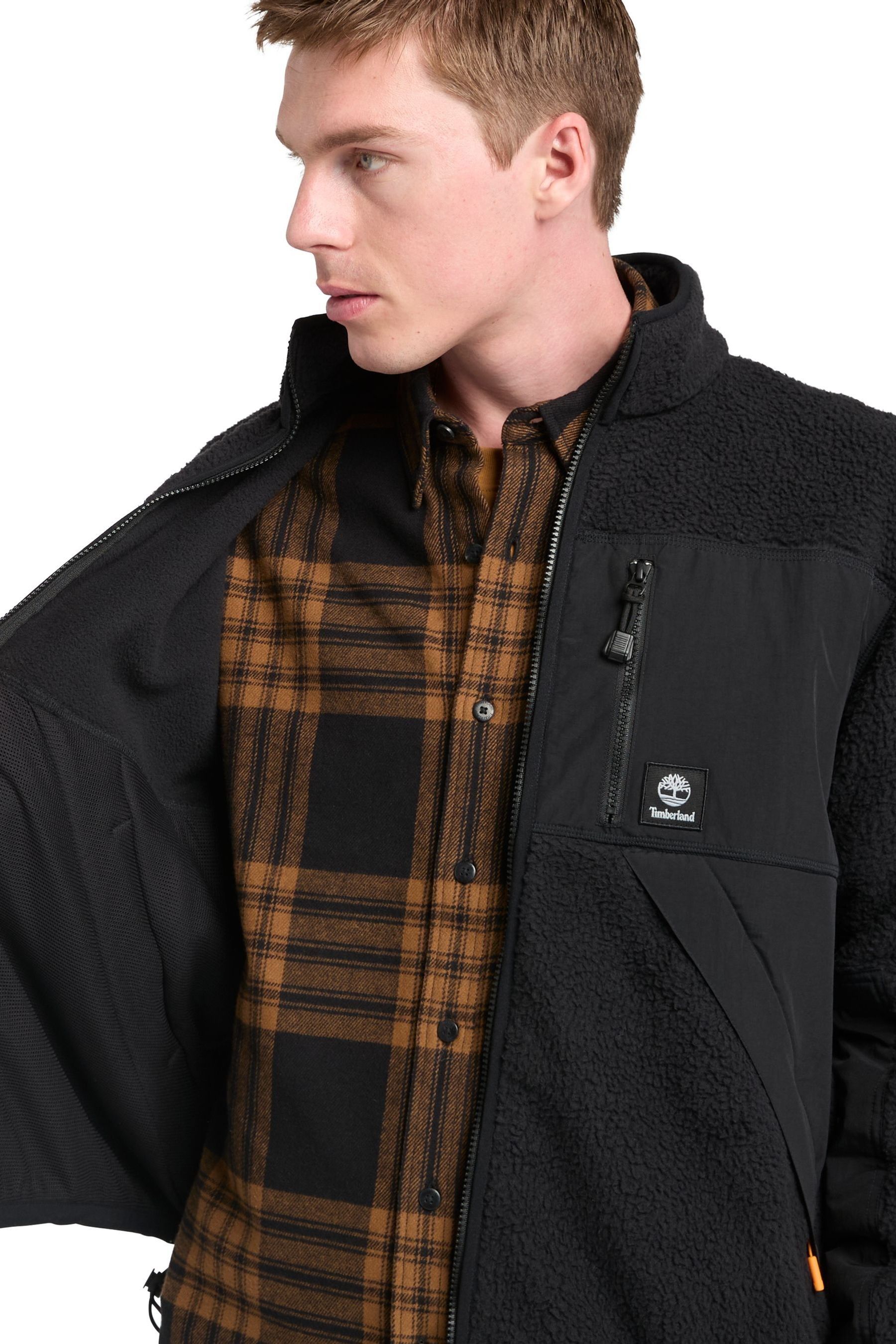 Timberland sherpa jacket shop
