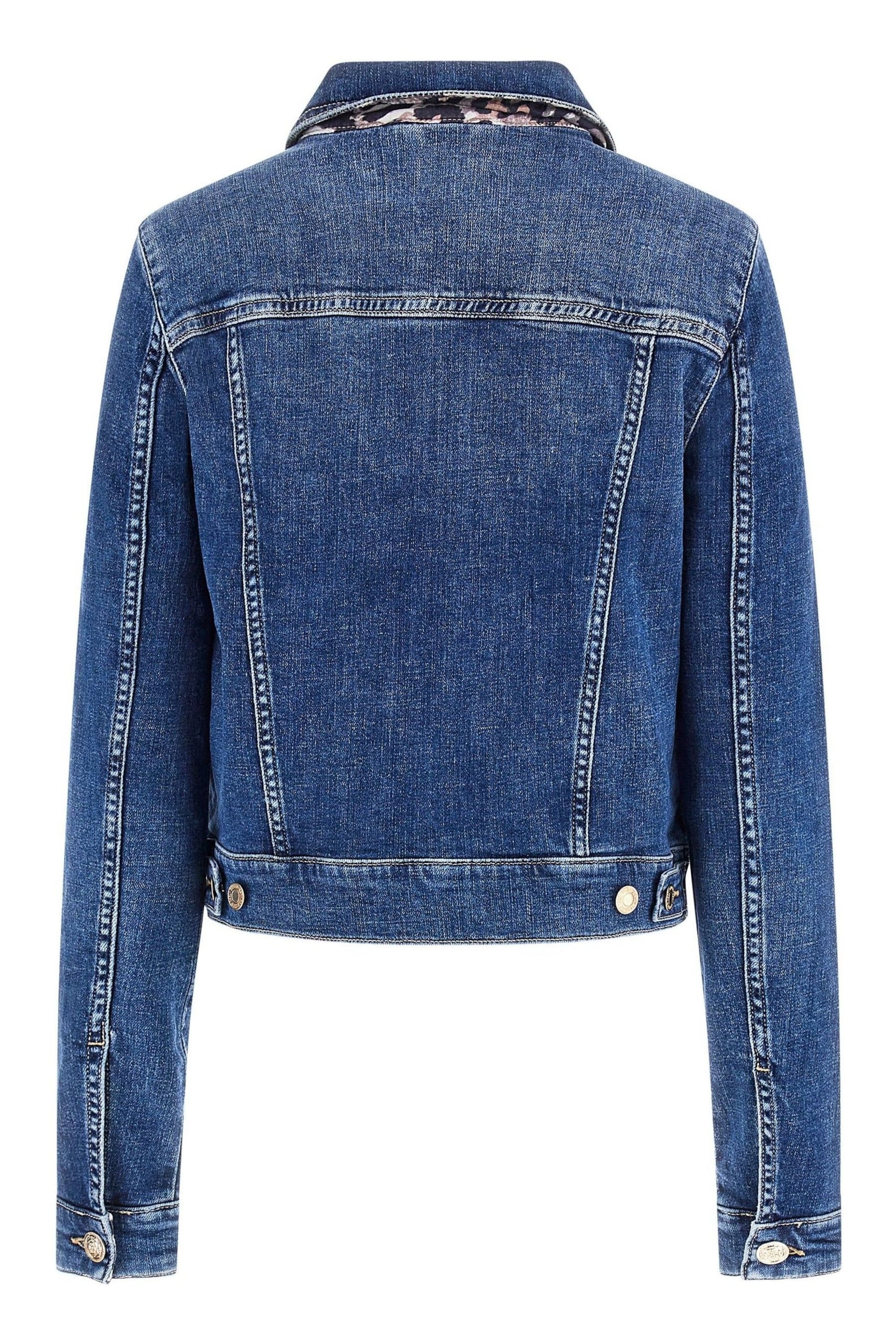 Guess Dark Blue Denim Jacket - Image 5 of 5