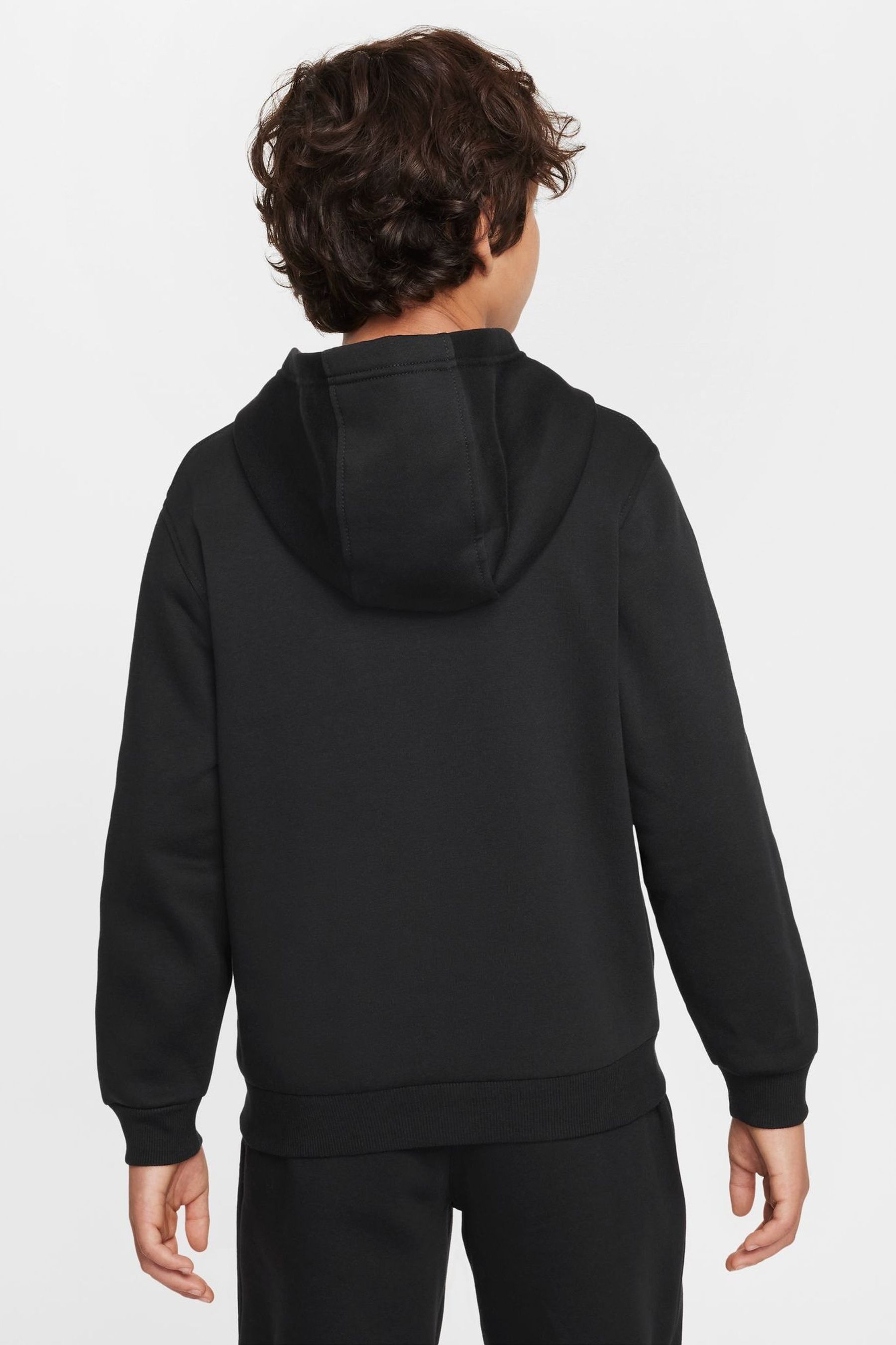 Buy Nike Black Club Fleece Overhead Hoodie from Next Luxembourg