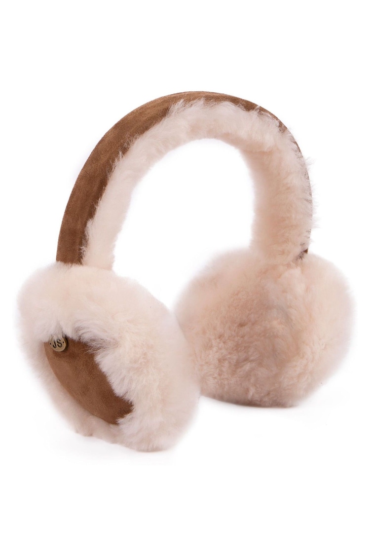 Just Sheepskin Brown Harper Earmuffs - Image 2 of 3