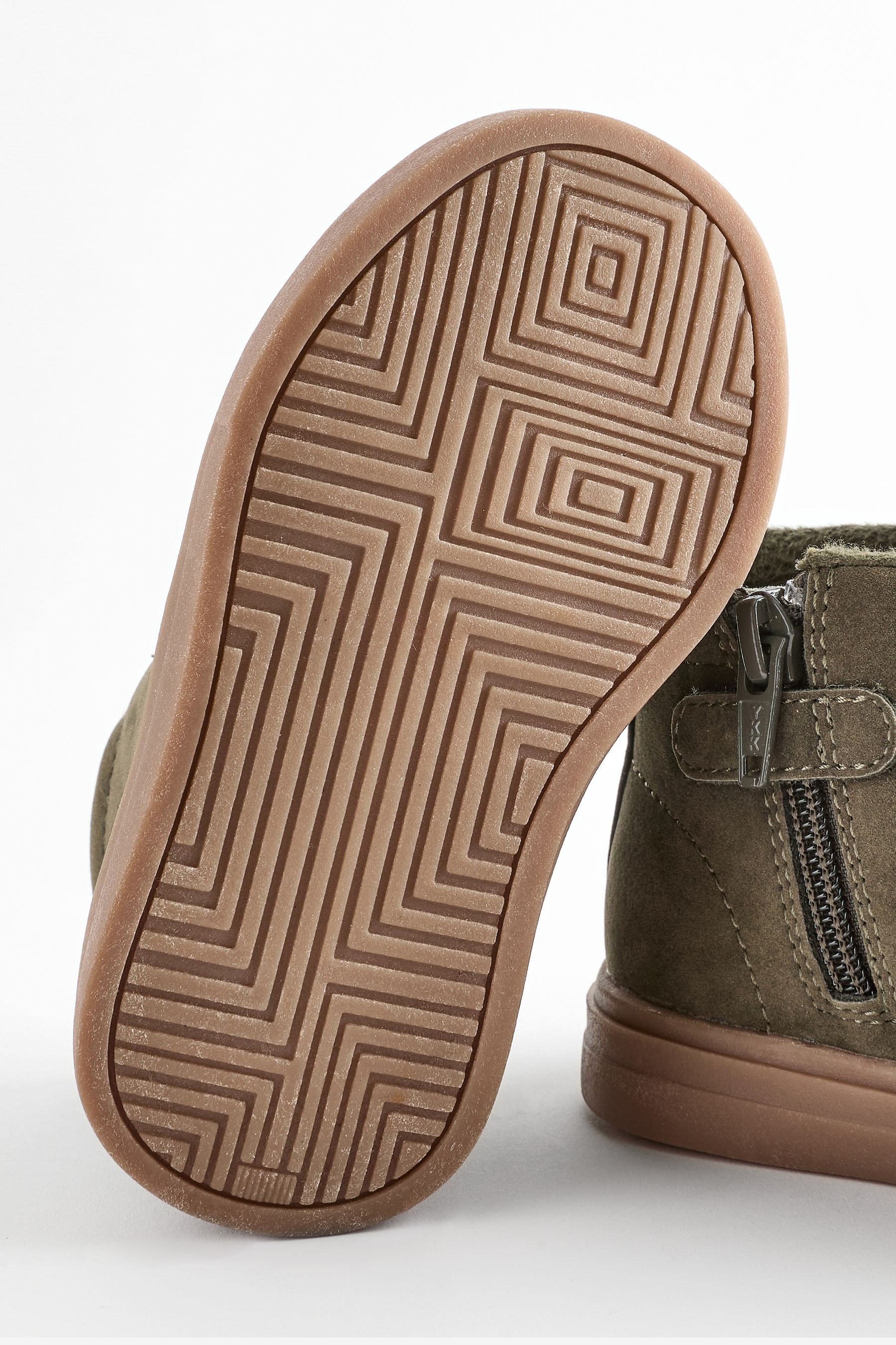 Green Wide Fit G Warm Lined Chukka Boots