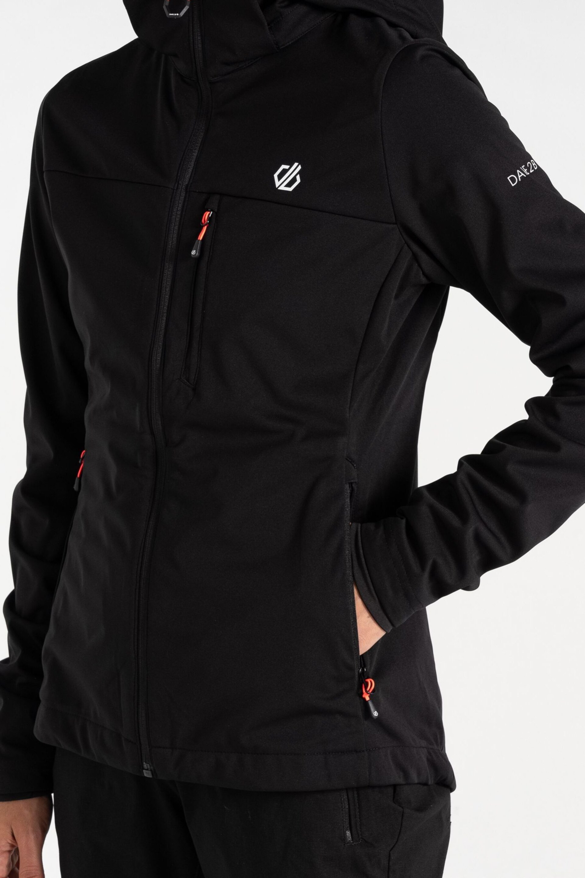 Dare 2b Lexan Recycled Softshell Black Jacket - Image 4 of 6