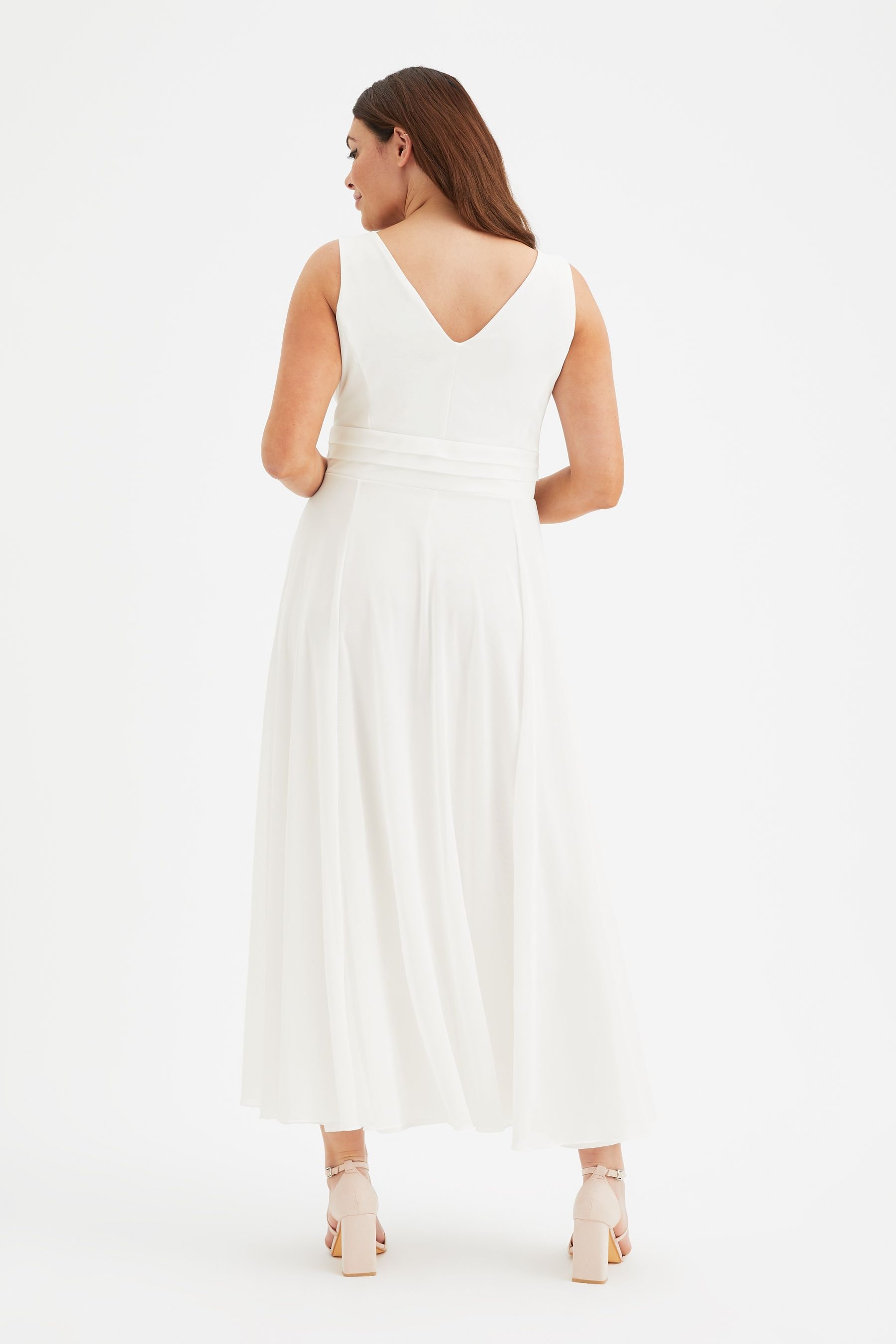 Buy Scarlett Jo White Nancy Marilyn Mesh Maxi Dress from Next Ireland