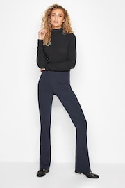 Long Tall Sally Blue Bi-Stretch Bootcut Trousers - Image 2 of 3